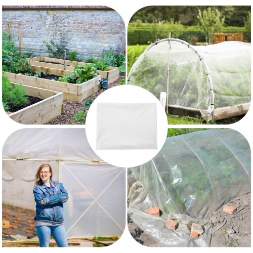 De Lona Transparente Impermeável De PE Para Plantas 1