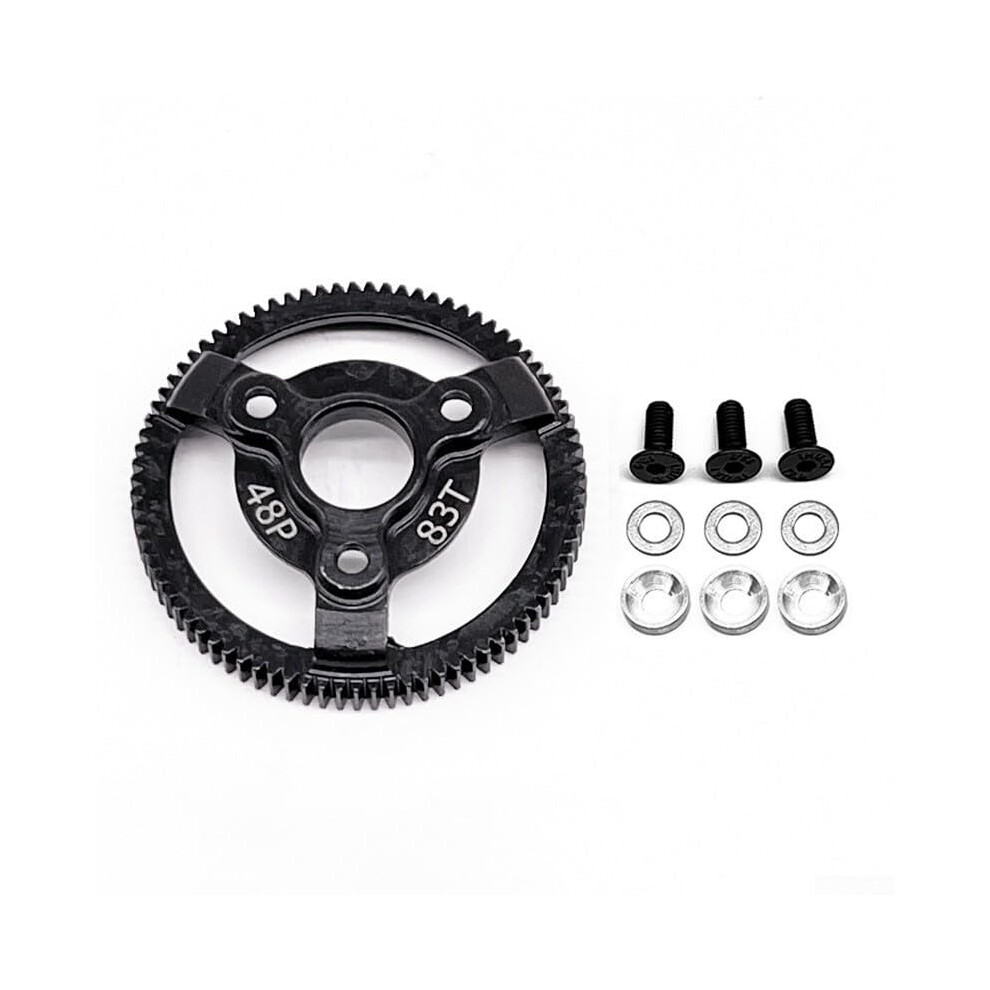 Spur Gears Steel 83T For Traxxas Slash Series Rc Car Compatibility Black 9393856352500
