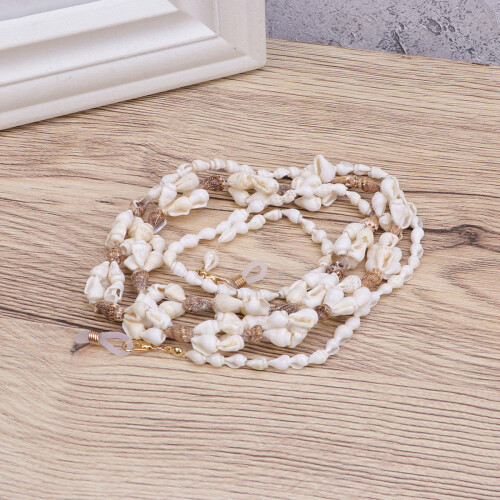 Handgemaakte Geweven Conch Zonnebrilriem Shell Brilketting Antislip 2