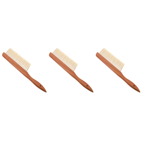 3 Unidades Cepillo Limpieza Mango Madera 2