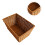 1Pc Light Brown Rattan Plastic Basket Woven Kitchen Storage 8