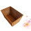 1Pc Light Brown Rattan Plastic Basket Woven Kitchen Storage 6