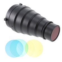 Conjunto De Cônico Com Acessórios Para Flash E Filtros