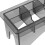 Clipper Peine Holder Estuche Almacenamiento Rectangular Para Guías 7