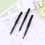 30 Unidades Mini Pincel Labial Desechable Negro 5