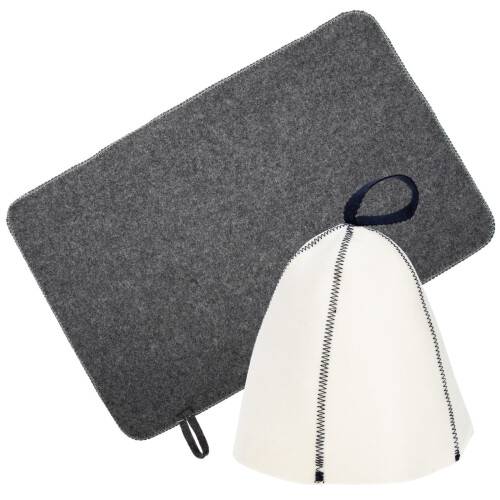 Juego De Fieltro Resistente , Sombrero Transpirable Para Sauna
