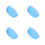 4Pcs Lightweight ABS Plastic Tooth Holder Box Sky-Blue for Retainers 6