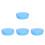 4Pcs Lightweight ABS Plastic Tooth Holder Box Sky-Blue for Retainers 5