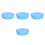 4Pcs Lightweight ABS Plastic Tooth Holder Box Sky-Blue for Retainers 10