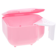 Caja Portátil Para Postizos, Estuche Ortodóncico (Rosa)
