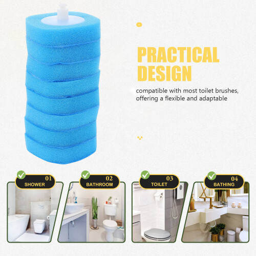 8 Unidades De Rellenos Descartables Para Cepillo De Inodoro 2