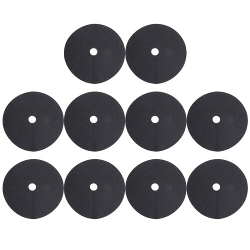 10 Unidades Deshierbar No Tejido Biodegradable Negro 42 Cm