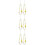 6Pcs Yellow Beaded Phone Charm Strap Durable Decorative Phone Lanyards 10