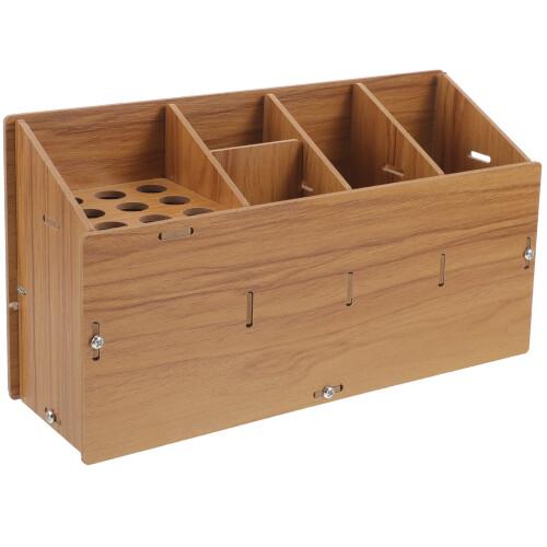 Soporte De Madera Para Y Peines De Barbería