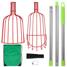 De Palo Recogedor De Ajustable Con Cesta Para