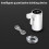 (white) Smart Portable Mini Automatic Wine Decanter For Easy Allocation And 2