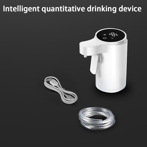 (white) Smart Portable Mini Automatic Wine Decanter For Easy Allocation And 1