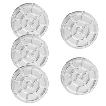 5Pcs Round Aluminum Eyeshadow Pans For DIY Makeup Storage