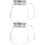 2Pcs Glass Coffee Pot Manual Coffeepot with Filter for Kitchen 6