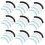 80pcs eyelash curler replacement pads refill cushions 5