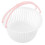 3Pcs White Plastic Storage Baskets Handle Containers for Home Sundries 4