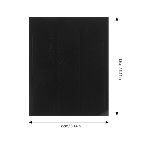 Feuille Guide Pour Ongles Et Allongement Formes 1