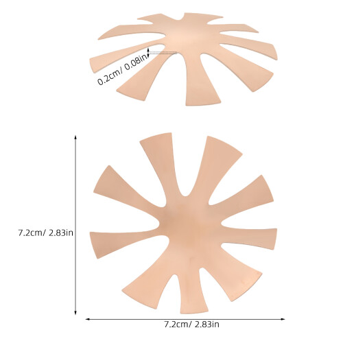 French Manicure, Template Metallo Per Unghie Con Guida 1