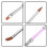 2 Pezzi Per Nail Art Colorati Portatili 9