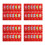 48 Pezzi Glitter 2025 Del Buste Rosse Denaro Fortunato 6