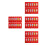 48 Pezzi Glitter 2025 Del Buste Rosse Denaro Fortunato 4
