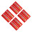 48 Pezzi Glitter 2025 Del Buste Rosse Denaro Fortunato 9