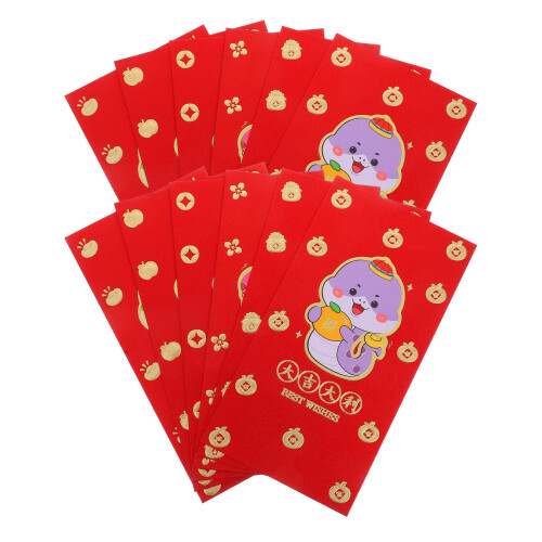 48 Pezzi Glitter 2025 Del Buste Rosse Denaro Fortunato 1