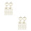 24 Pezzi Portatessere A Forma Per Halloween E Feste 6