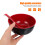 Round Bowls Black 1 Set For Home Use 6