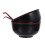 Round Bowls Black 1 Set For Home Use 7