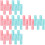 32 Pezzi Fiale In Con Design Scanalato 9