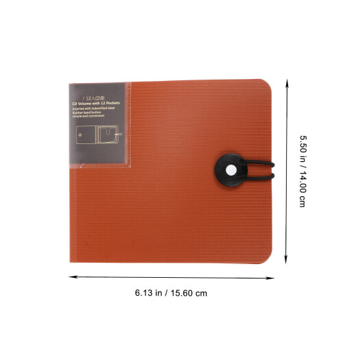 1St Cd Opbergcase PP Materiaal Chocolade Beschermende Disc Tas 1