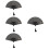 4 Pezzi Pieghevole in Bamboo per Party 9