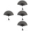 4 Pezzi Pieghevole in Bamboo per Party 8