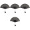 4 Pezzi Pieghevole in Bamboo per Party 5