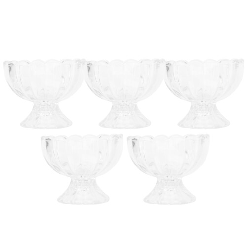 5 Pezzi Bicchiere in a Forma Fiore 1