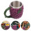 1 Pezzo Bicchiere In Acciaio 400 Ml Con Design E 11