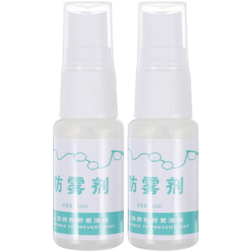 2 Pezzi Occhialini Portatili Con Spray appannamento