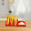 Taco Holder 4 Pezzi In Con Vassoio Salsa Rosso 4
