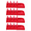 Taco Holder 4 Pezzi In Con Vassoio Salsa Rosso 9