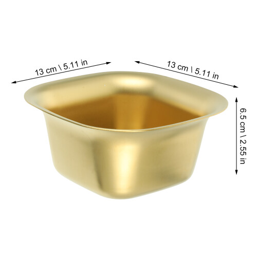 Salad Bowl in Metallo Ciotola per Dolci e 1