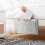 Hanging Storage Bag Felt Organizer For Bed Rail Dorm Rooms 10