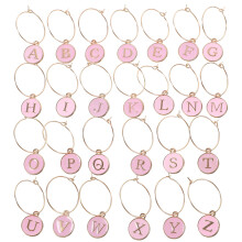 26 Pezzi Alfabeto Wine Cup Charms Per