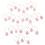 26 Pezzi Alfabeto Wine Cup Charms Per 10