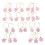26 Pezzi Alfabeto Wine Cup Charms Per 9
